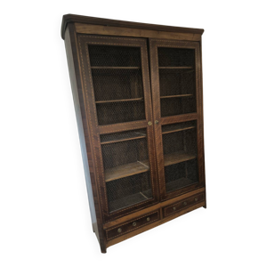 Bibliothèque en marqueterie