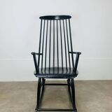 Scandinavian rocking chair in Tapiovaara style, 1960s