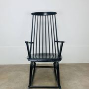 Rocking-chair scandinave style Tapiovaara, années 60