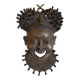 Large bronze Bamoun mask
