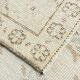 Soft Beige Neutral Vintage Oushak Carpert Rug, 222x330 Cm