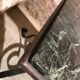 Robert merceris coffee table in wrought iron and 1940s marble