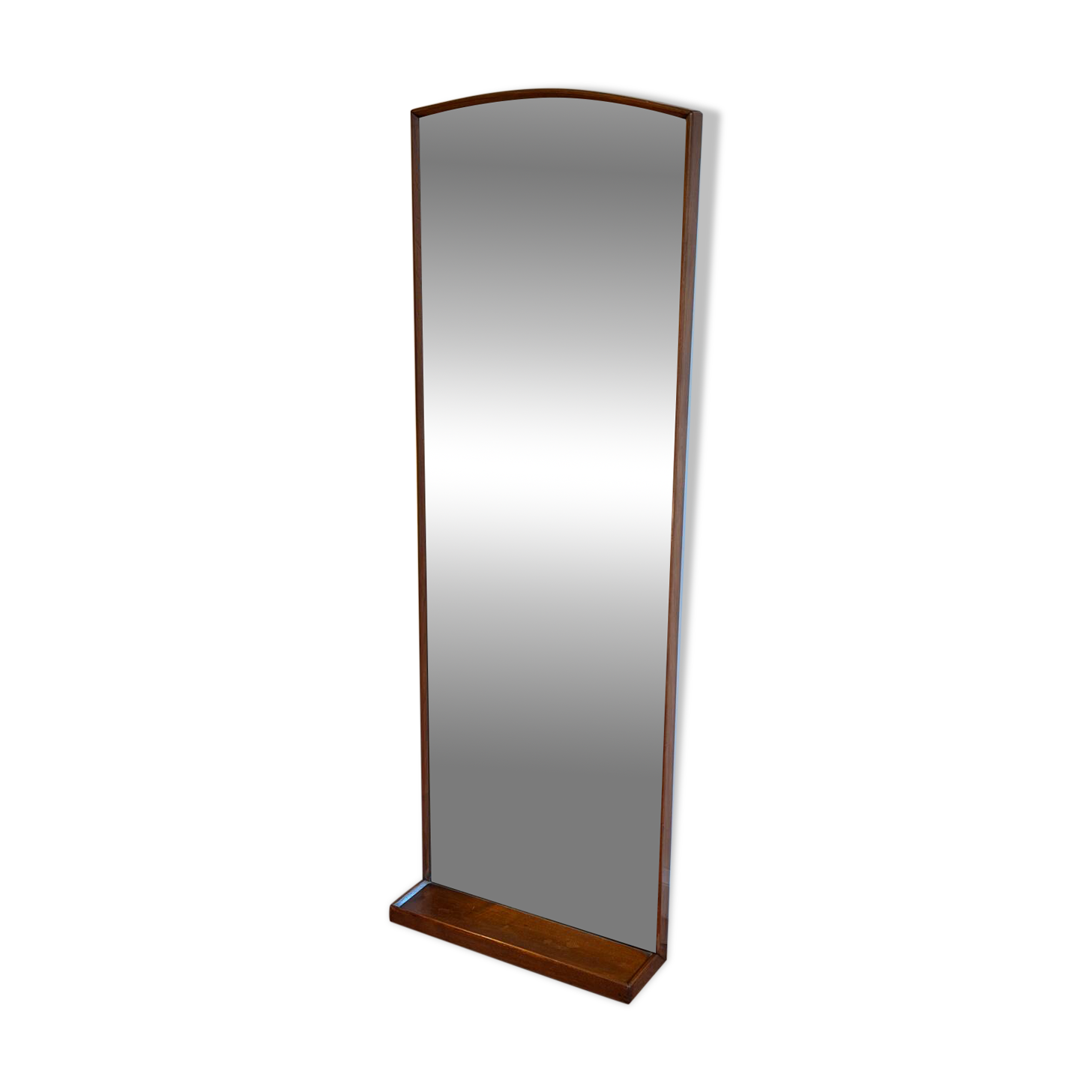 Scandinavian teak full-length mirror from the 1960s.