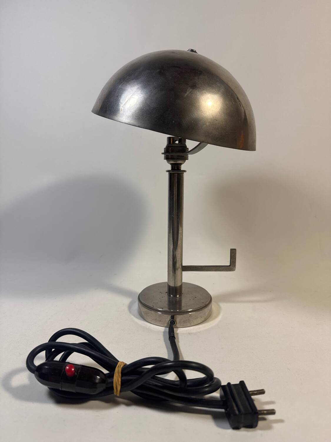 Lampe art deco en Nickel 1930