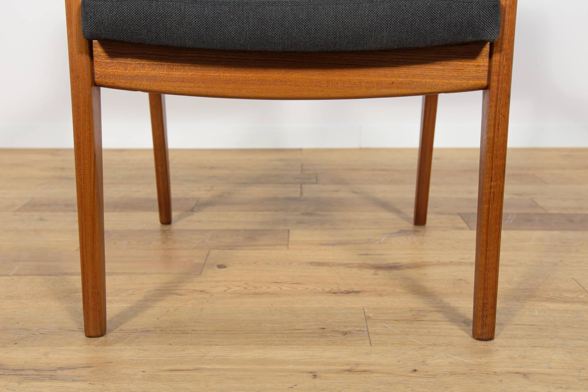 Mid-Century Teak & Leather Armchair by Erik Buck for Ørum Møbelfabrik, Denmark 1960s