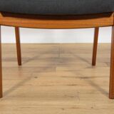 Mid-Century Teak & Leather Armchair by Erik Buck for Ørum Møbelfabrik, Denmark 1960s