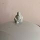 Celadon Ceramic Soup Tureen Vegetable Dish Buddha Art Deco