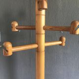 Vintage coat stand in pinewood Denmark 1960s