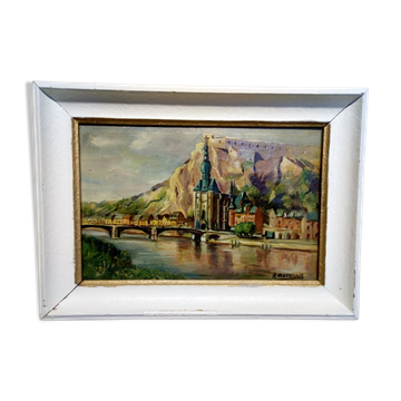 Oil on canvas by R. Vancoillie