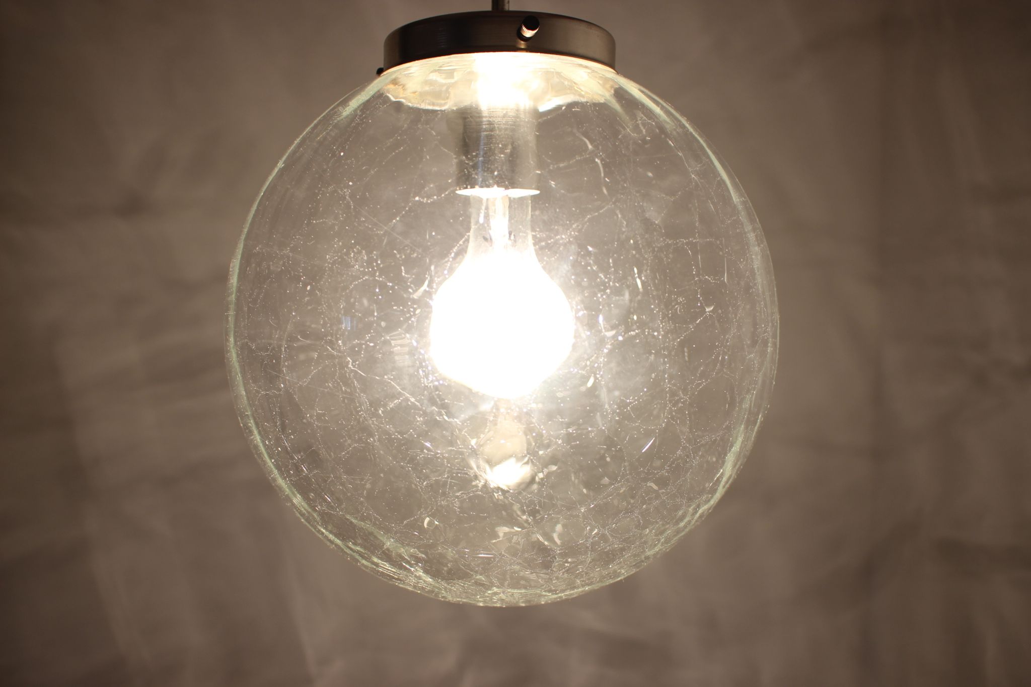 Kamenický Šenov hanging lamp 1960