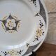 Old plate K&G Lunéville model Limeil 24cm ironstone