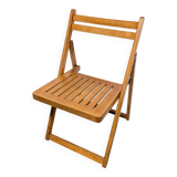 Chaise pliante en bois