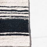 Handwoven recycled cotton rug - 40 x 60 cm