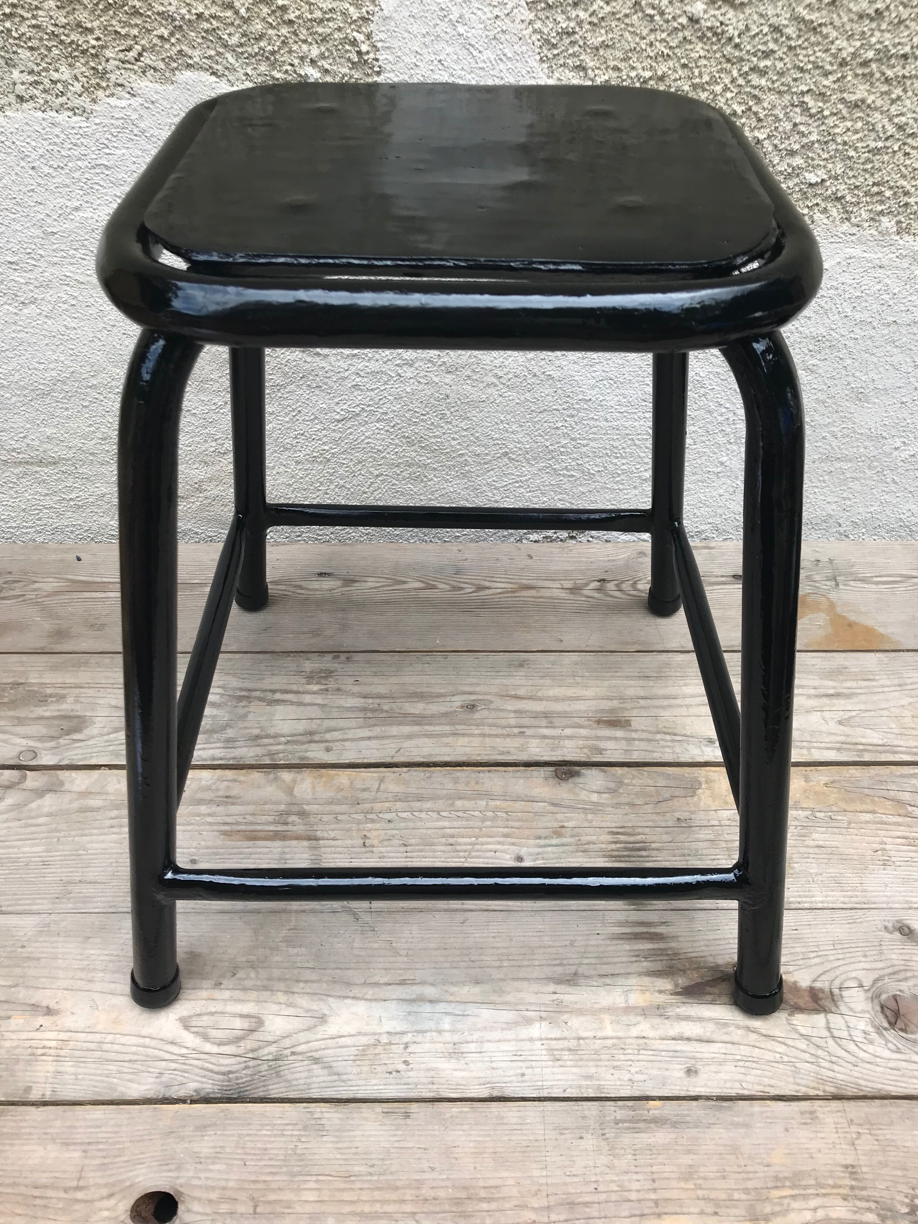 Metal workshop stool 70's