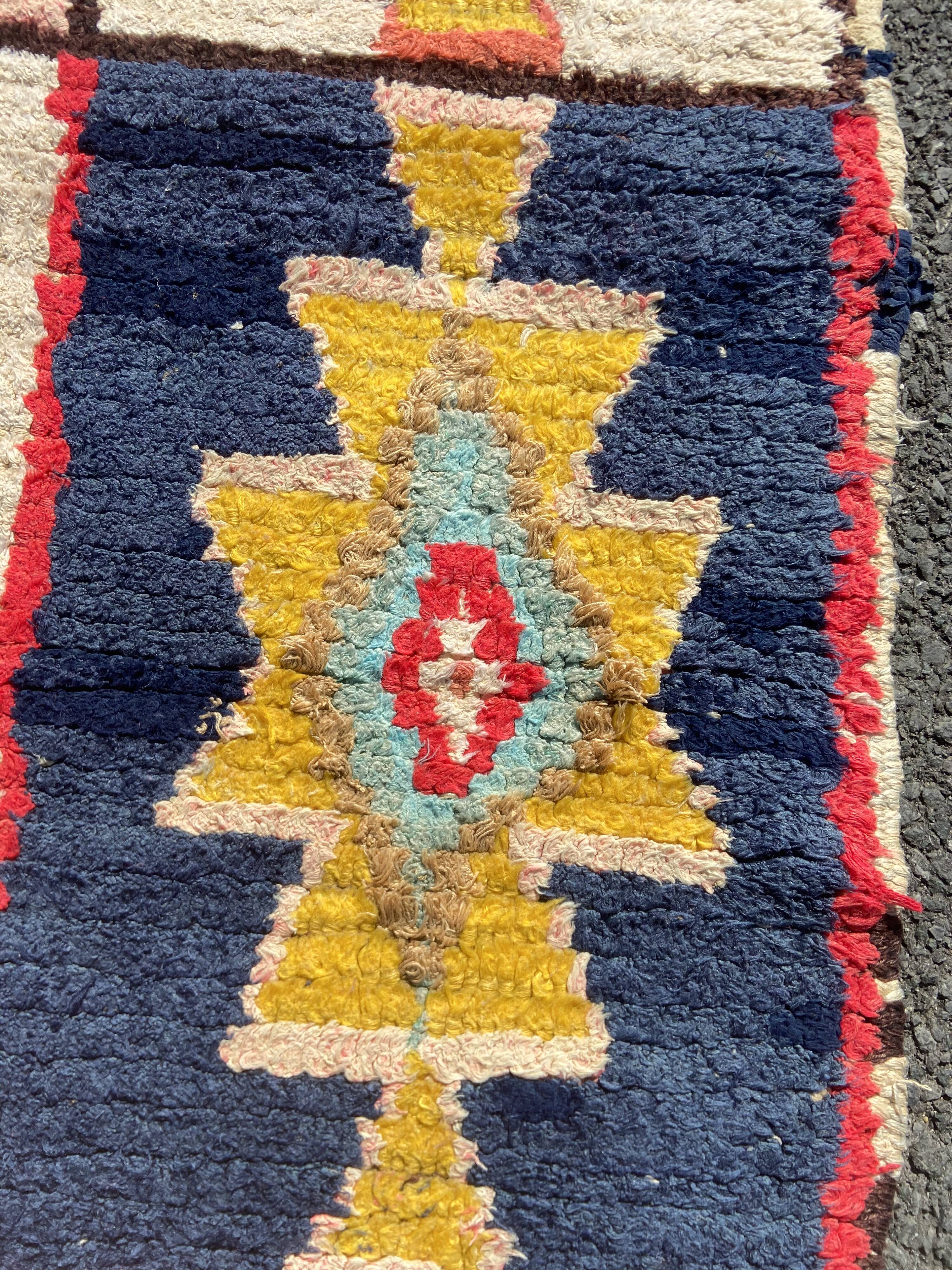 Boucherouite carpet 85x185 cm