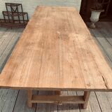 Solid European elm table 2m20x90x75en