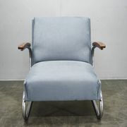 1930s Bauhaus Cantilever Armchair in Thonet S 411 Style, Attributed to Kovo