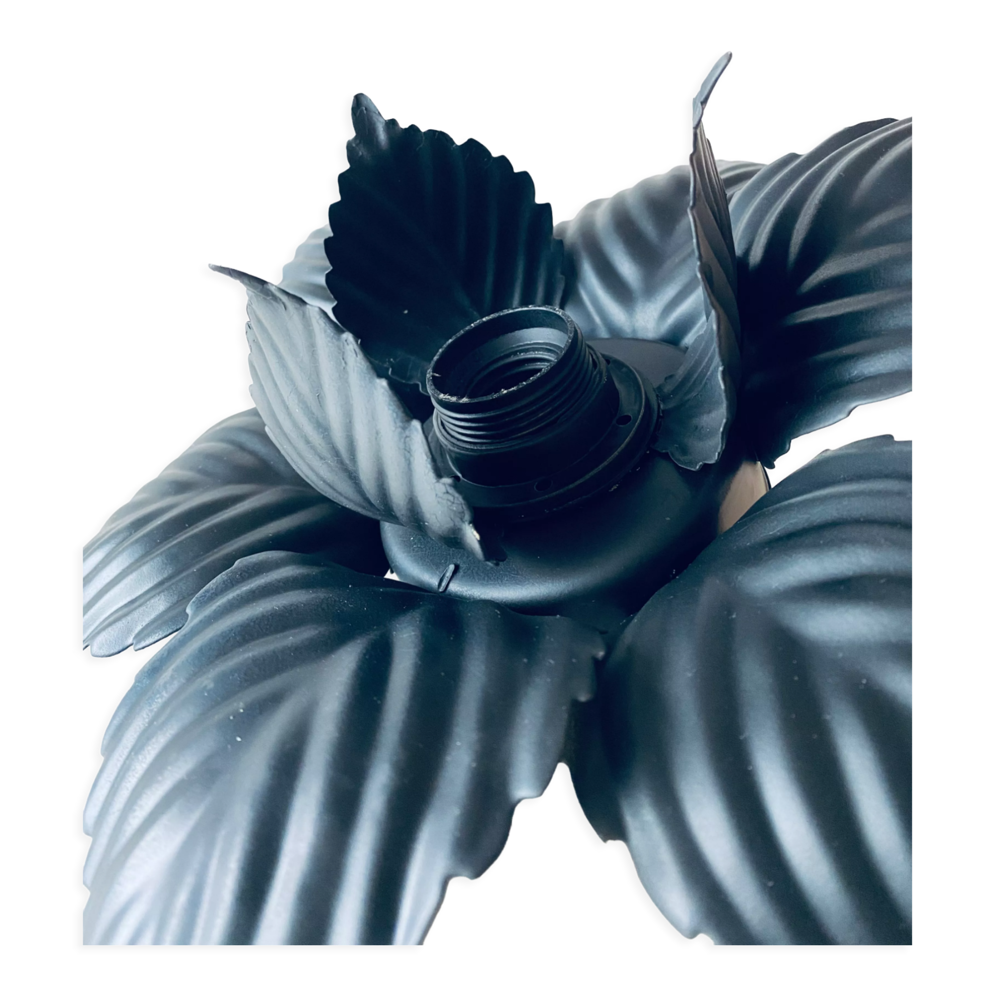 Vintage Italian flower design wall or ceiling light, Masca