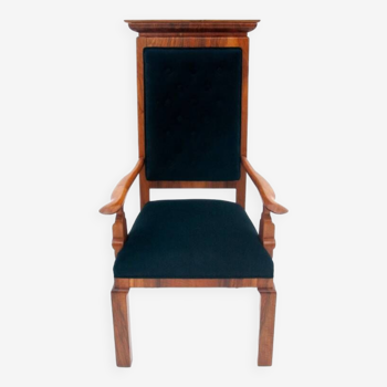 Armchair - throne, Western Europe, early 20th century. After renovation.