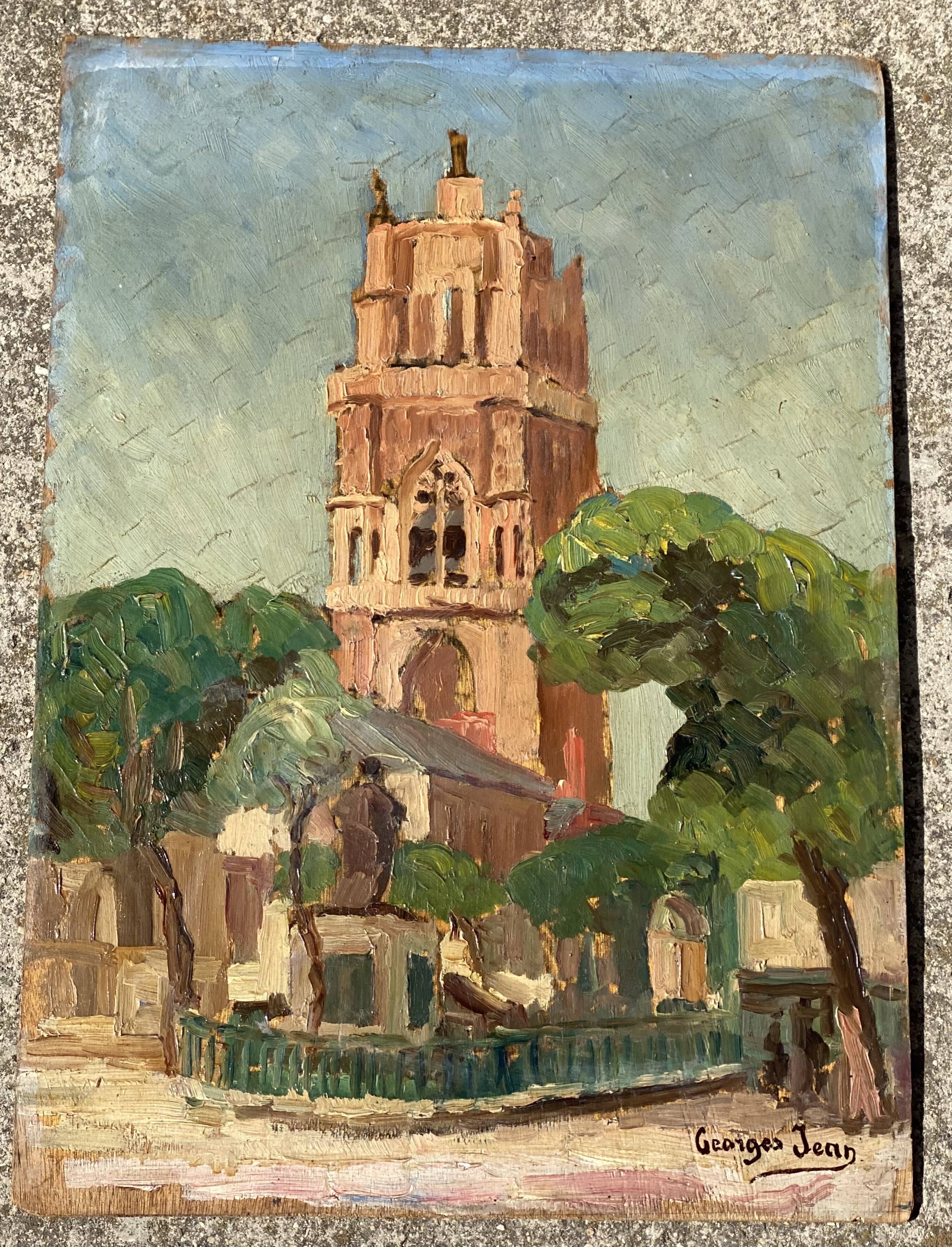 Tableau of the cathedral of Rodez