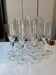 17 flûtes en cristal Baccarat, modèle Dom Pérignon