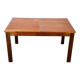 Scandinavian dining table in teak