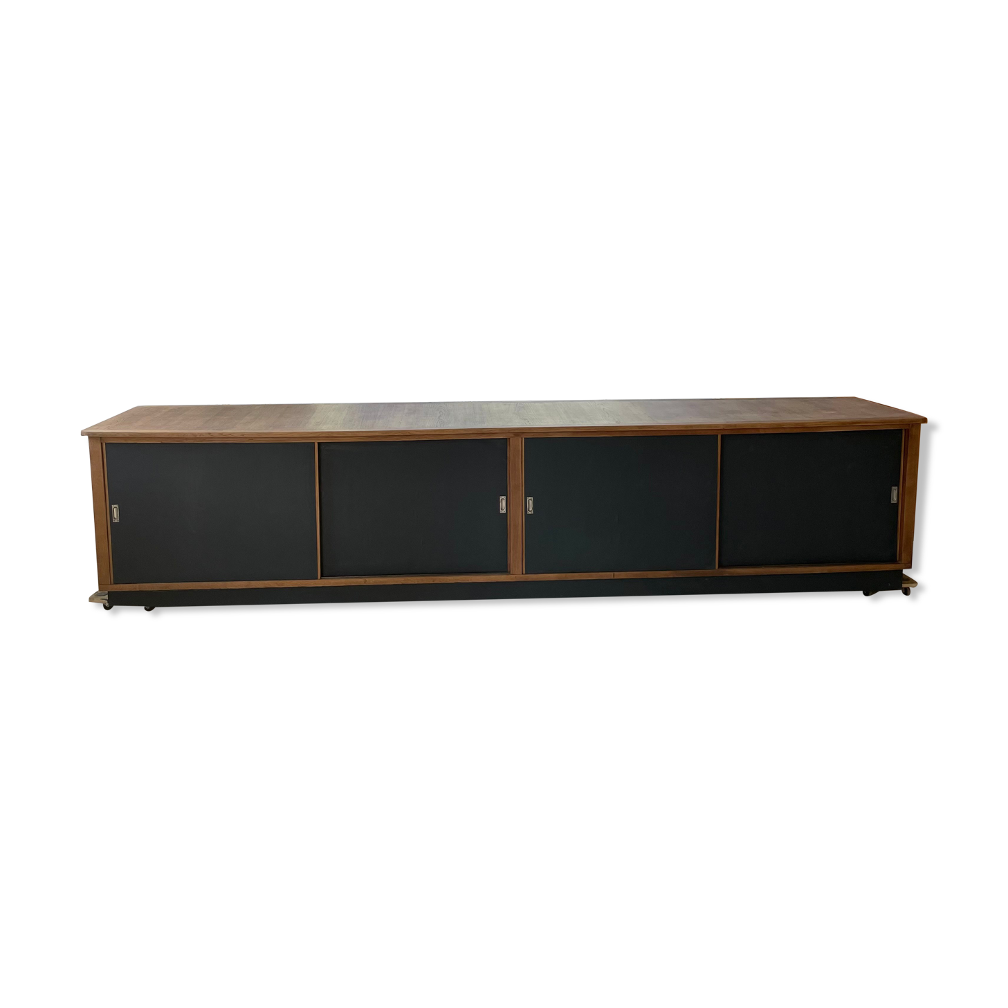Two-sided counter sliding doors oak XXL 4m enfilade