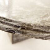 Table basse en marbre gris, 1960s
