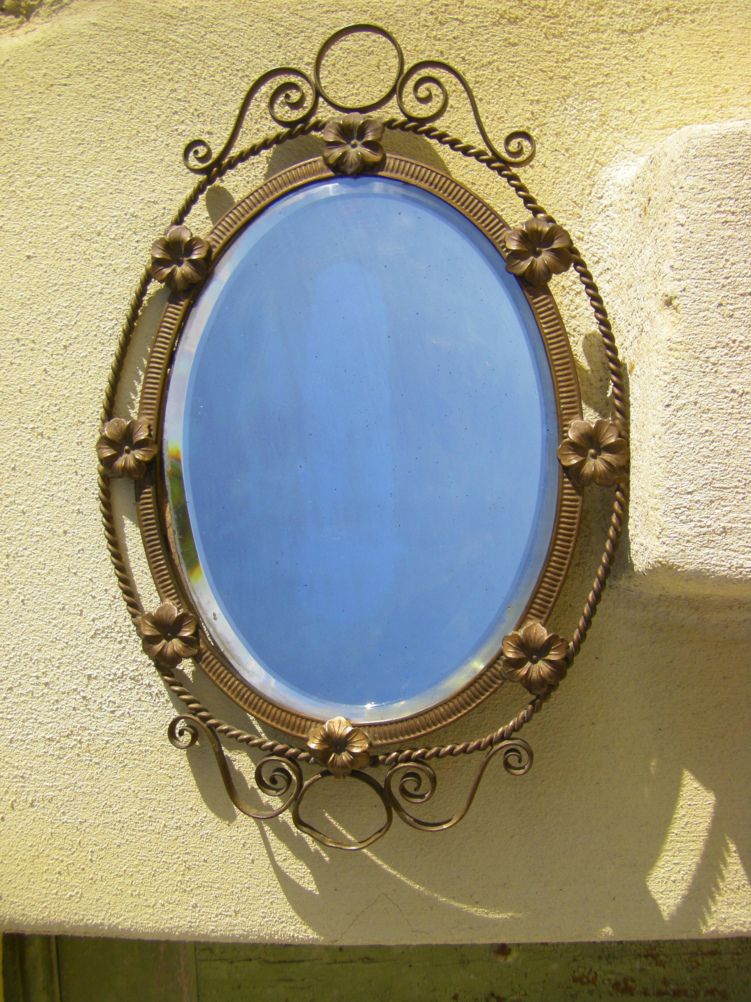 Old wall mirror