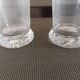 Duo of crystal glasses Daum 1950s