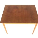 Teak “portfolio” dining room table, Sweden, 1960s