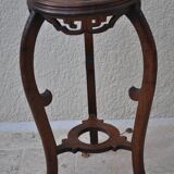 Fifth wheel tripod wood top marble