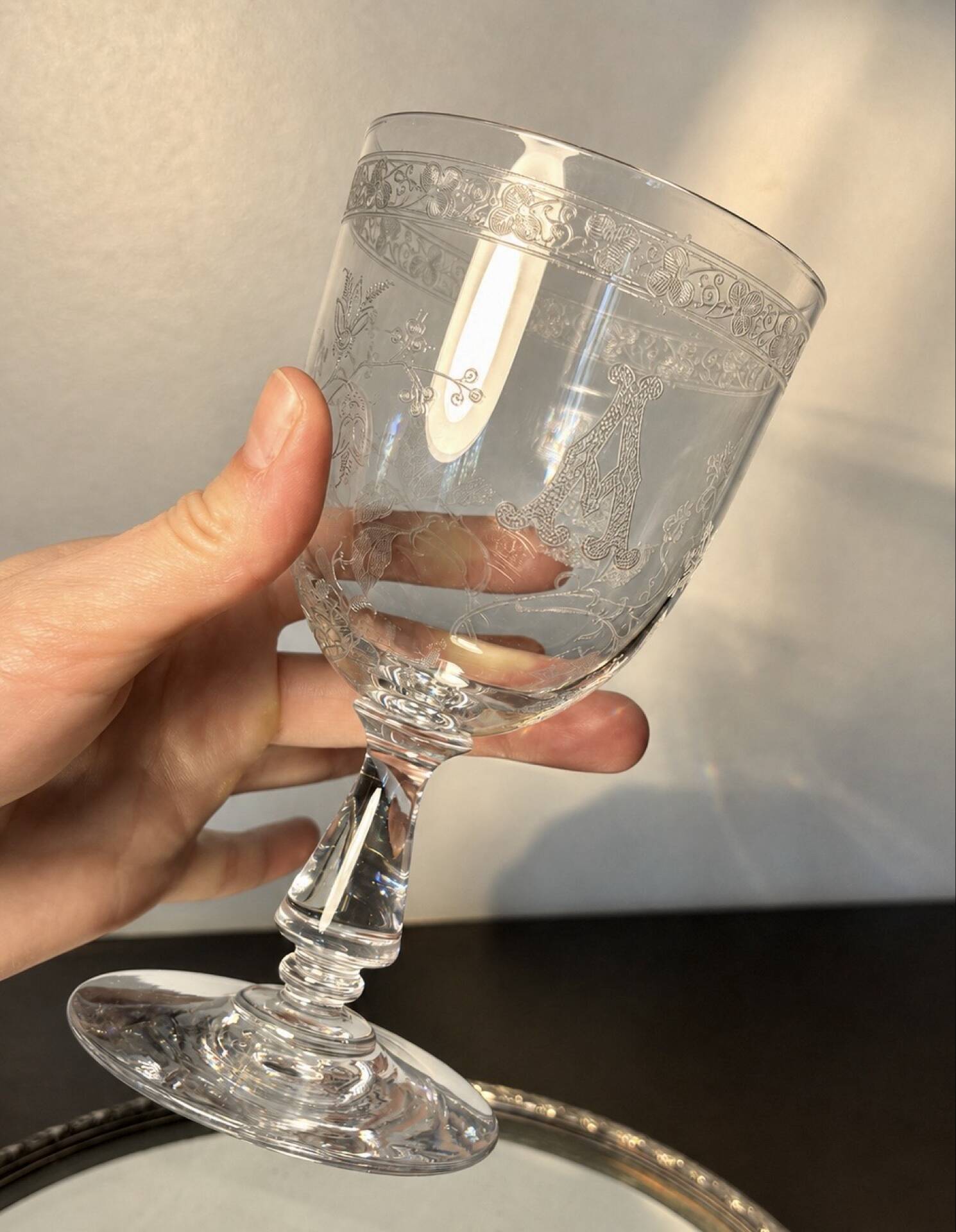 Water glass Baccarat early 20th century
