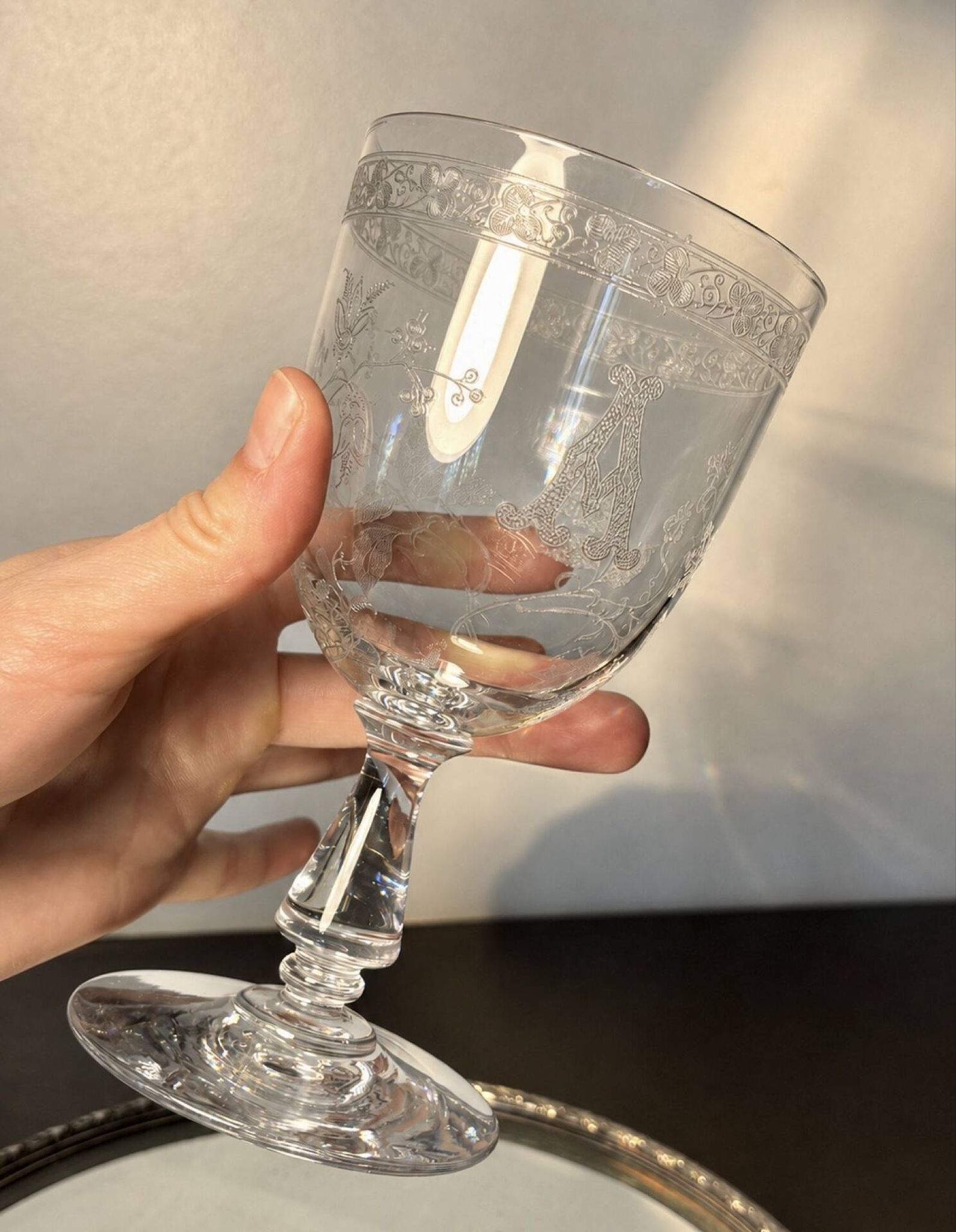 Verre à eau Baccarat début du 20e siècle
