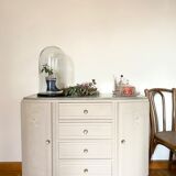 Art Deco clay chest of drawers