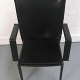 Chaise cuir Enrico Pellizzoni