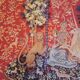 Antique tapestry from Halluin: The Lady and the Unicorn