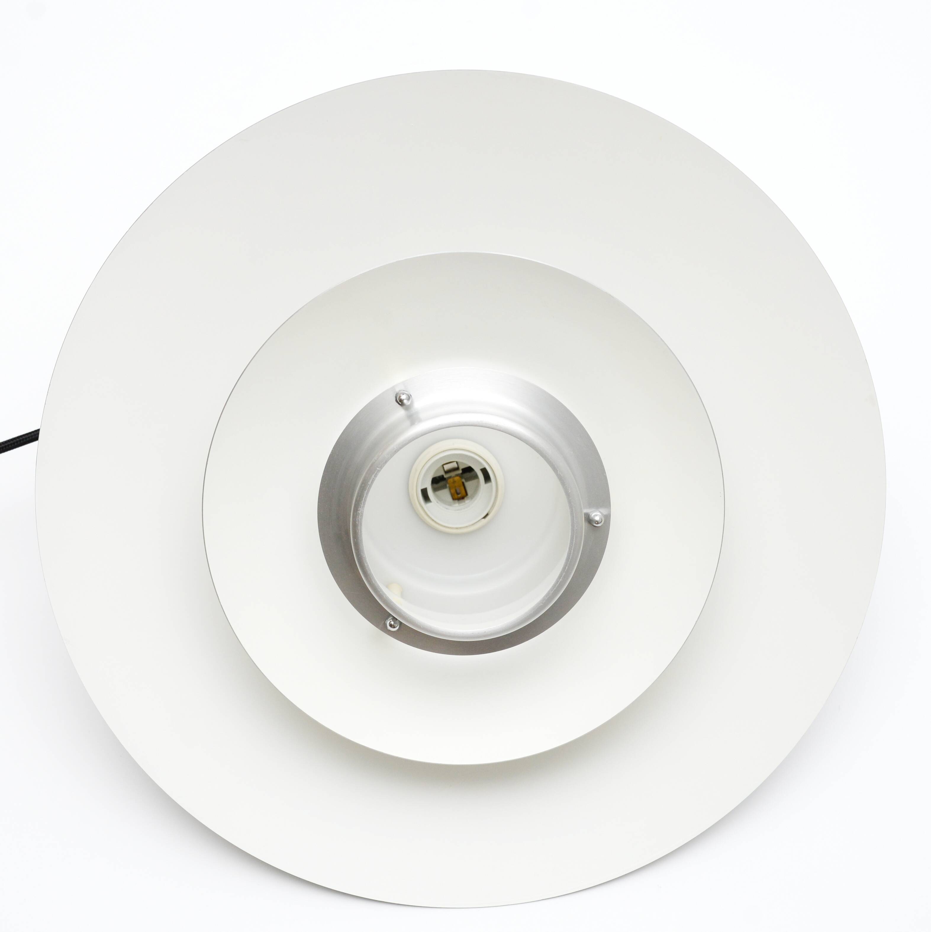 Silver Jeka lamp, Denmark 1970s