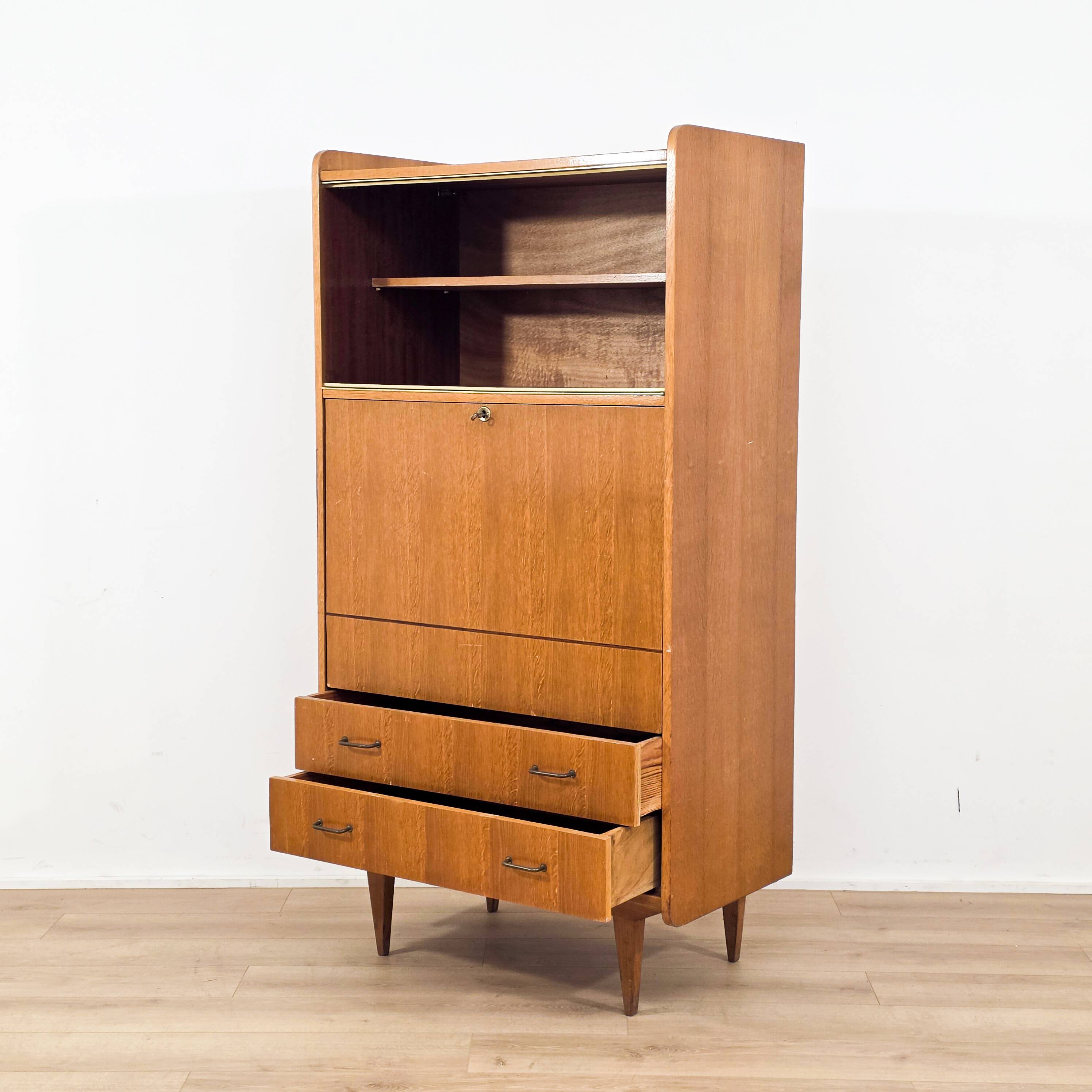 Scandinavian teak secretary – Nordic design, 1960s