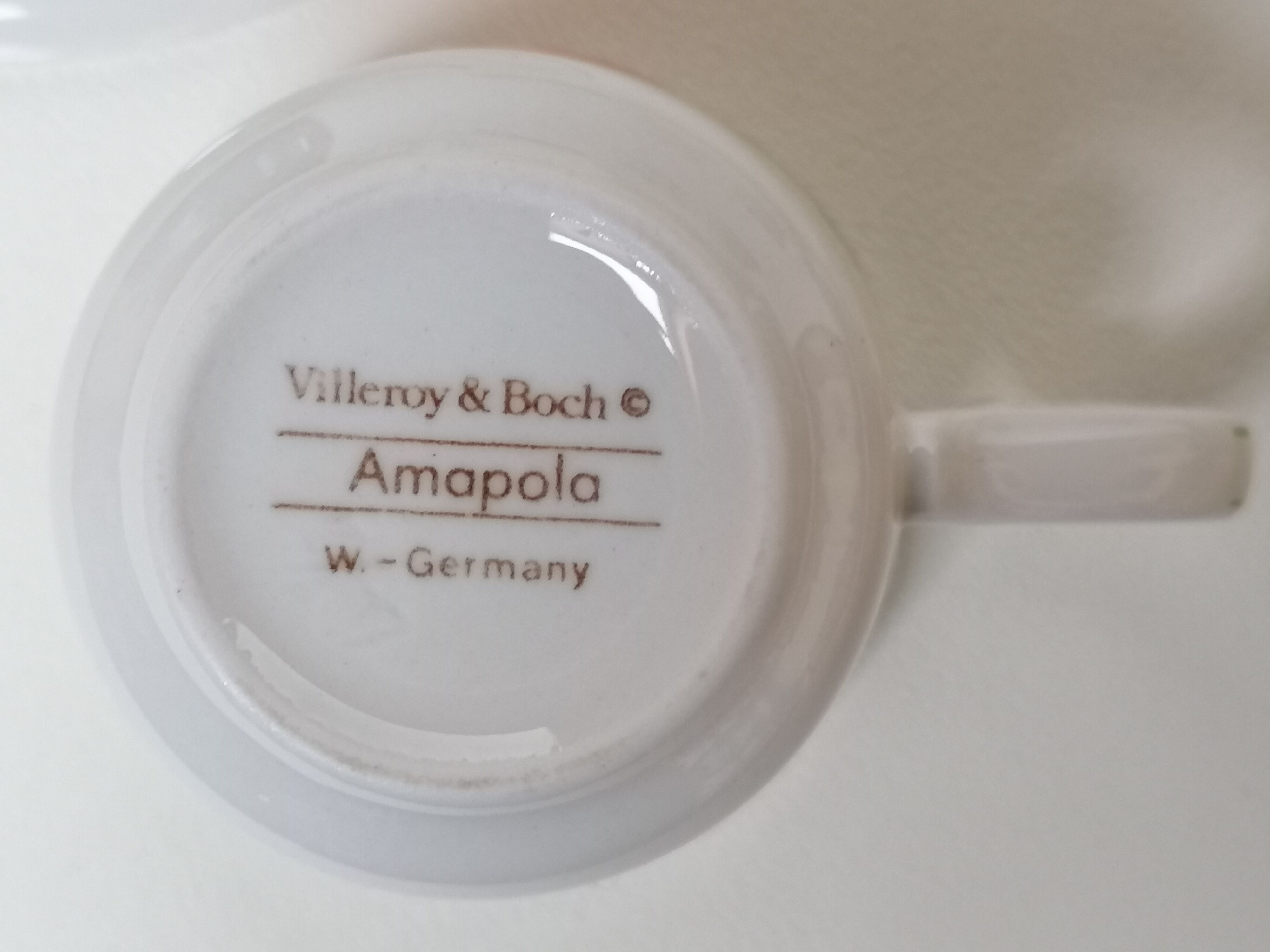 Set de 5 tasses à café Villeroy et Boch Amapola