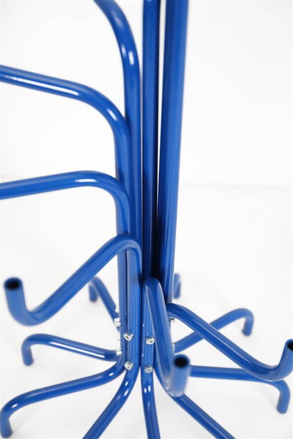 Grand candélabre David Klein-Saks / bleu / design postmoderne danois / années 1980