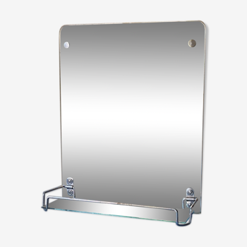 Mirror to be fixed with its glass tablet