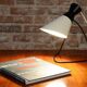 Mid-Century Czech Metal Table Lamp attributed to J. Hůrka for Napako, 1950s