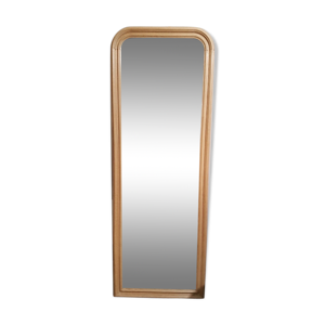 Miroir en chêne clair mouluré