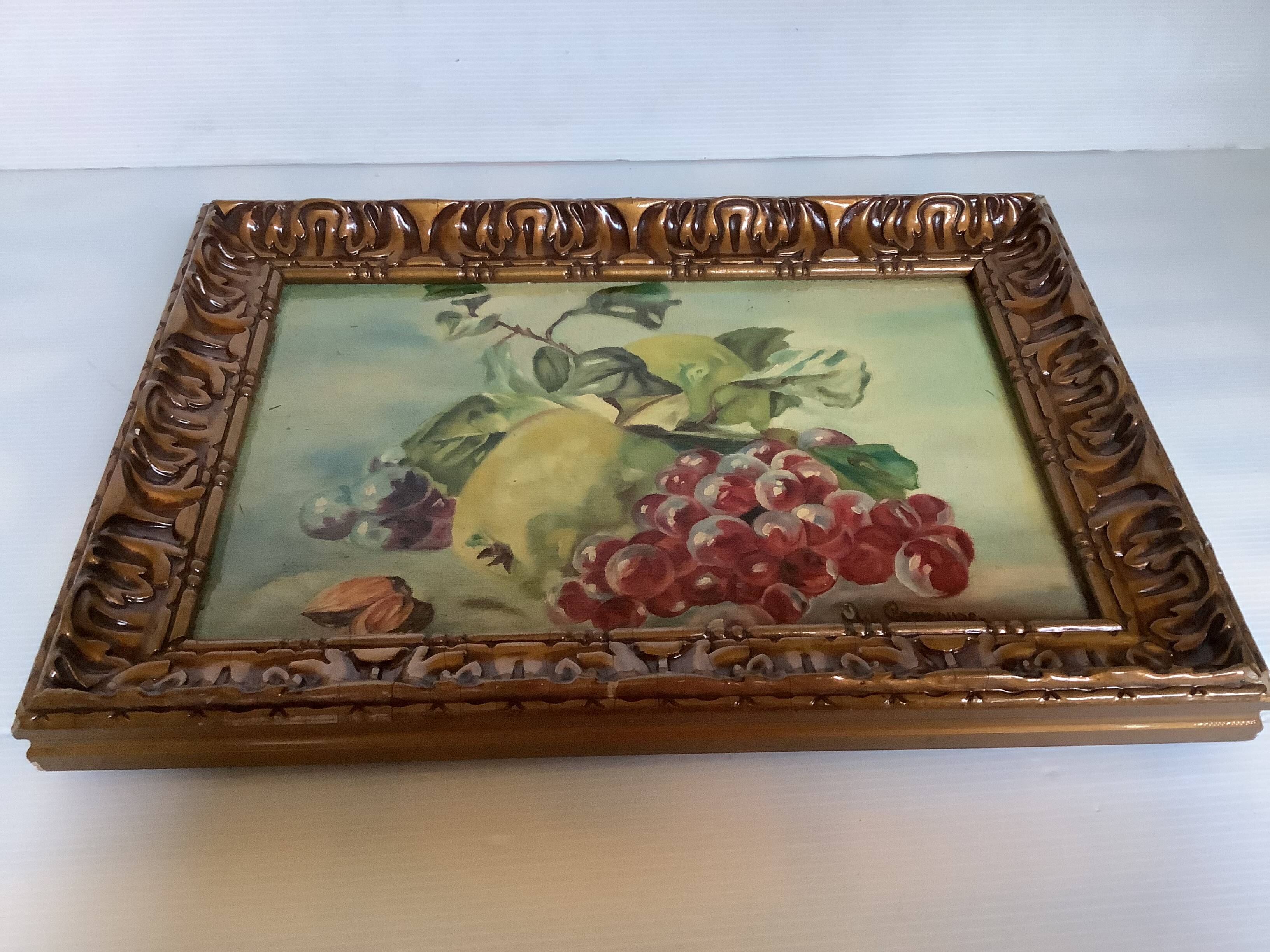Tableau nature morte huile sur toile