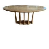 Solid oak dining table, unique creation.