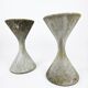 Pair of diabolos in eternit by Willy Guhl and Anton Bee – 1960