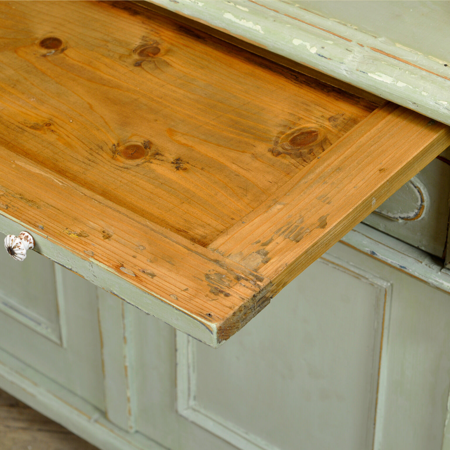 Solid Pine Kitchen Cupboard, 1920's