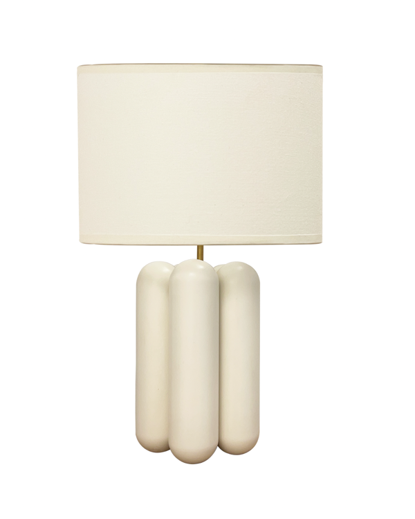 Lampe Charlotte blanche coton Cosin Paris