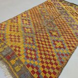 Large Vintage Turkish Kilim Rug 300x170 cm Wool Jajim Kelim